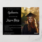 インビタシオン・デ・ディスタシオン・コンフォト 箔招待状ポストカード (裏面)