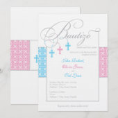 インビタシオン·デ·ボーティゾ|ロス·ベベス·トリプルテ 招待状 (正面/裏面)