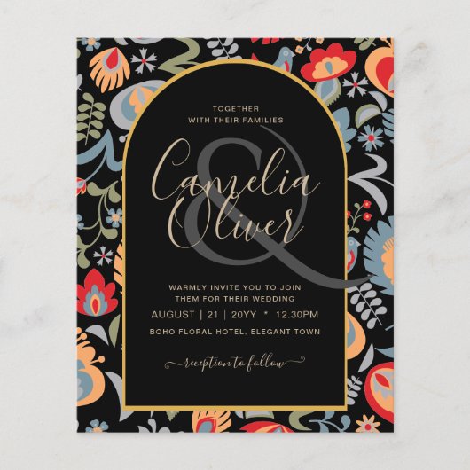 インビタシオン・ビリンニュエ・デ・ボ人気があるダ・デ・フロレス チラシ (正面)