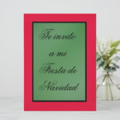 インビタシオン – Fiesta de Navidad – メキシコの色 招待状 (スタンド正面)
