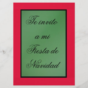 インビタシオン – Fiesta de Navidad – メキシコの色 招待状