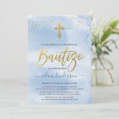 インビタスペインのシオンデバウティゾブルーウォーター色 招待状 (スタンド正面)