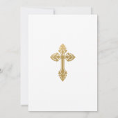 インビタスペインのシオンデバウティゾ金ゴールド 招待状 (裏面)