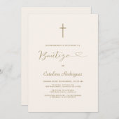 インビタモダンシオンデバウティゾヒジャガールバプテスマ 招待状 (正面/裏面)