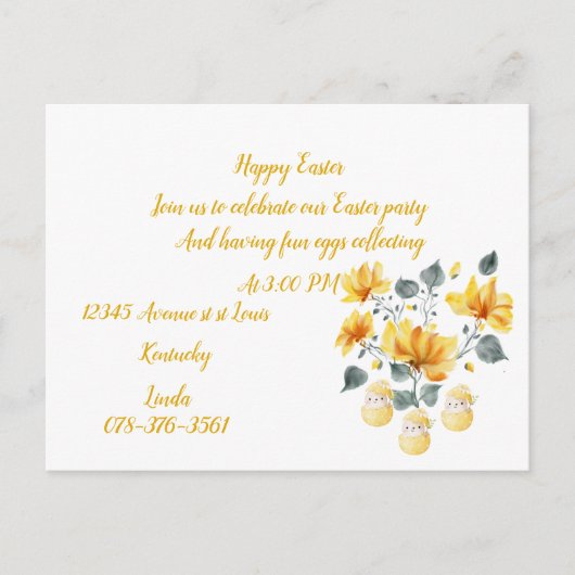 インビテーションポストカード (正面)