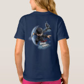 インビンシブル・ニンジャ・キッズ | キッズ Tシャツ (裏面)