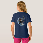インビンシブル・ニンジャ・キッズ | キッズ Tシャツ (裏面フル)