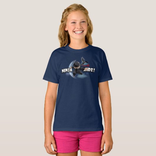 インビンシブル・ニンジャ・キッズ | キッズ Tシャツ (正面フル)