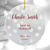 インピッシュガールクリスマス小妖精や小人セラミックオーナメント セラミックオーナメント