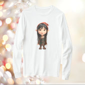 インピッシュガールクリスマス小妖精や小人メンズティー Tシャツ
