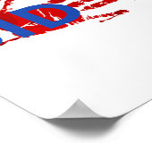 インピーチバイデン氏血スケルトンハンドハロウィーン ポスター (角)