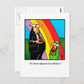 インフおもしろいレ・ユーモアのはがき ポストカード (正面/裏面)