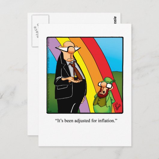 インフおもしろいレ・ユーモアのはがき ポストカード (正面/裏面)