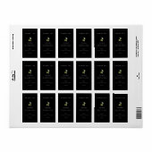 インファッモダンドオリーブ油サンキューラベルブラック ラベル (フルシート)