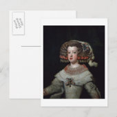 インファンタマリアテレサポートレート（1638年～83年）フット ポストカード (正面/裏面)