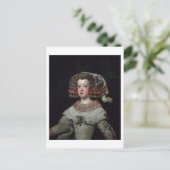 インファンタマリアテレサポートレート（1638年～83年）フット ポストカード (スタンド正面)