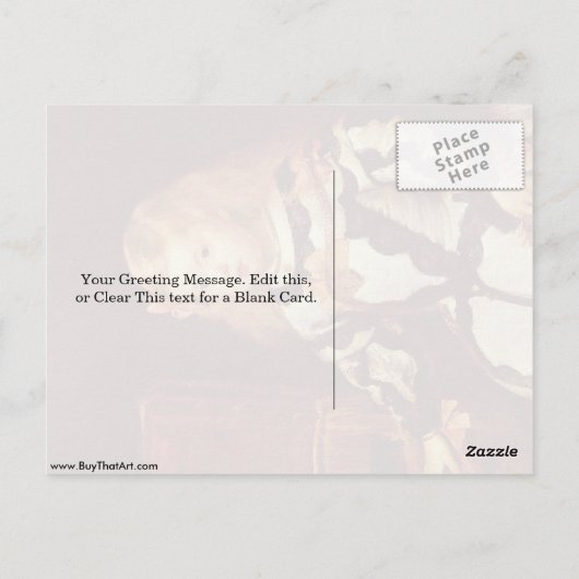 インファンタマリアマルガリータバイディエゴベラスケス ポストカード (裏面)