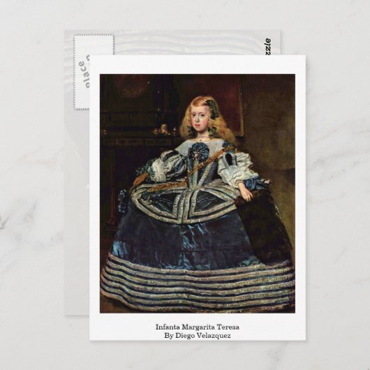 インファンタマルガリタテレサバイディエゴベラスケス ポストカード (正面/裏面)