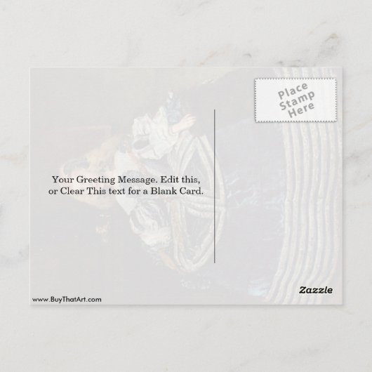 インファンタマルガリタテレサバイディエゴベラスケス ポストカード (裏面)