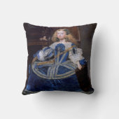 インファンタマルガリタテレサブルードレスベラスケス クッション (裏面)