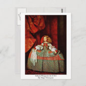 インファンタマルガリータAs A Girl By Diego Velazquez ポストカード (正面/裏面)