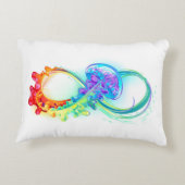 インフィニティとレインボークラゲ アクセントクッション (裏面)