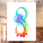 インフィニティとレインボークラゲ ウィンドウサイン (シート2)