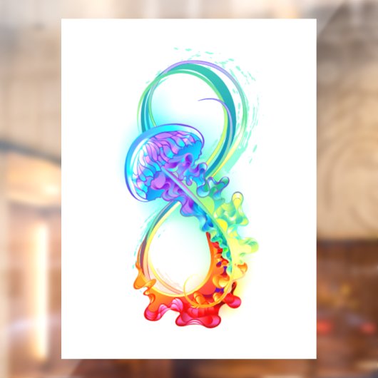 インフィニティとレインボークラゲ ウィンドウサイン (シート2)