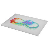 インフィニティとレインボークラゲ カッティングボード (角)