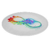 インフィニティとレインボークラゲ カッティングボード (角)