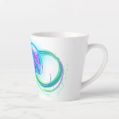 インフィニティとレインボークラゲ カフェラテマグ (右)