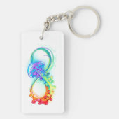 インフィニティとレインボークラゲ キーホルダー (裏面)