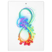 インフィニティとレインボークラゲ クリップボード (裏面)