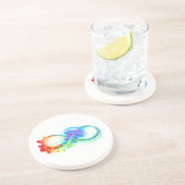 インフィニティとレインボークラゲ コースター (側面)