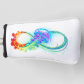 インフィニティとレインボークラゲ ゴルフヘッドカバー (正面)