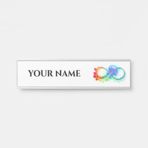 インフィニティとレインボークラゲ サインプレート