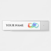 インフィニティとレインボークラゲ サインプレート (正面)