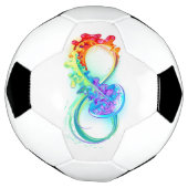 インフィニティとレインボークラゲ サッカーボール (回転)