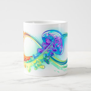 インフィニティとレインボークラゲ ジャンボコーヒーマグカップ