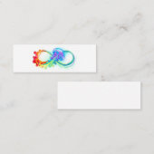 インフィニティとレインボークラゲ スキニー名刺 (正面/裏面)