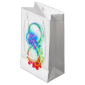 インフィニティとレインボークラゲ スモールペーパーバッグ (正面アングル)