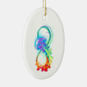 インフィニティとレインボークラゲ セラミックオーナメント (右)