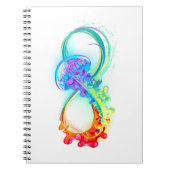 インフィニティとレインボークラゲ ノートブック (正面)