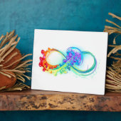 インフィニティとレインボークラゲ フォトプラーク (側面)