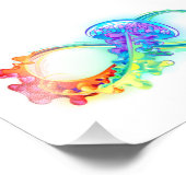 インフィニティとレインボークラゲ フォトプリント            (角)