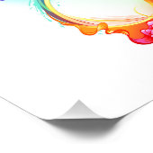 インフィニティとレインボークラゲ フォトプリント            (角)