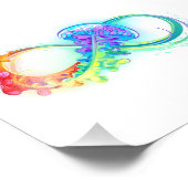 インフィニティとレインボークラゲ フォトプリント            (角)