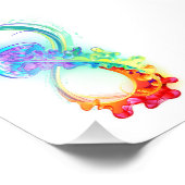 インフィニティとレインボークラゲ フォトプリント            (角)