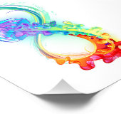 インフィニティとレインボークラゲ フォトプリント            (角)