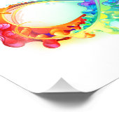 インフィニティとレインボークラゲ フォトプリント            (角)